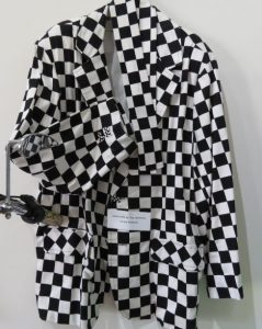 Black and white check jacket