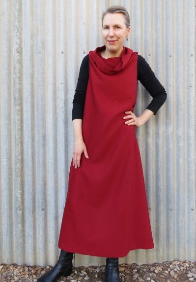 Lillypilly dress - long, wool
