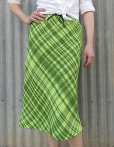 Spiral skirt - cotton handwoven