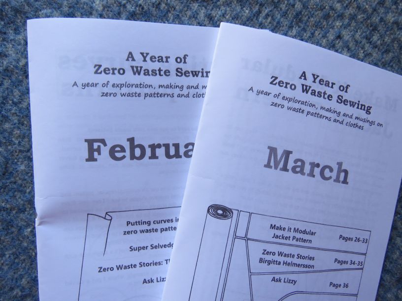 February and March: A Year of Zero Waste Sewing - The Craft of Clothes