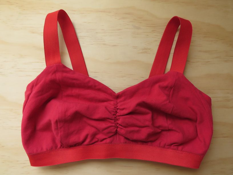The original red zero waste bra.