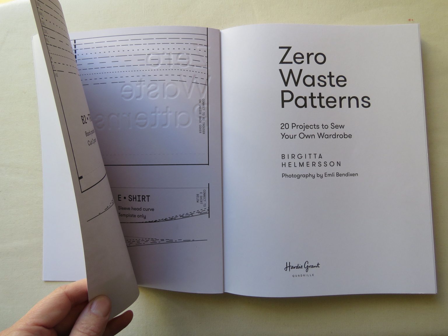 Book Review Zero Waste Patterns by Birgitta Helmersson The Craft of